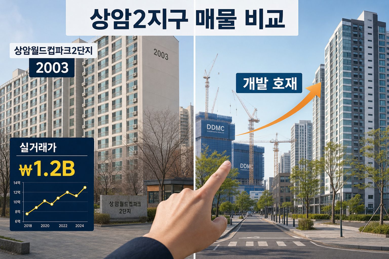 상암2지구 아파트·빌라 매물 정보와 개발 호재