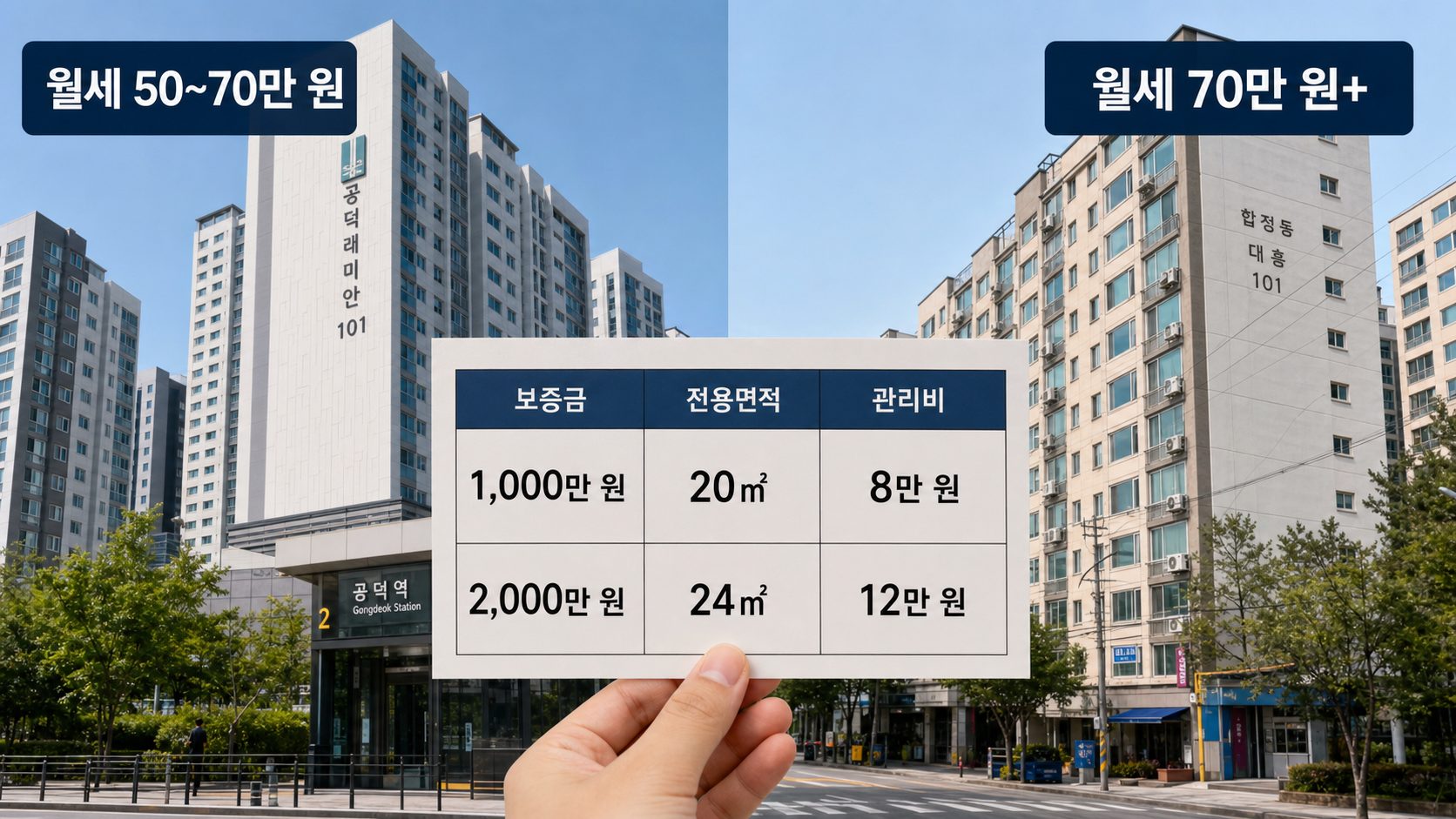 마포구 아파트 월세 시세와 단지별 비교 — 마포아파트월세