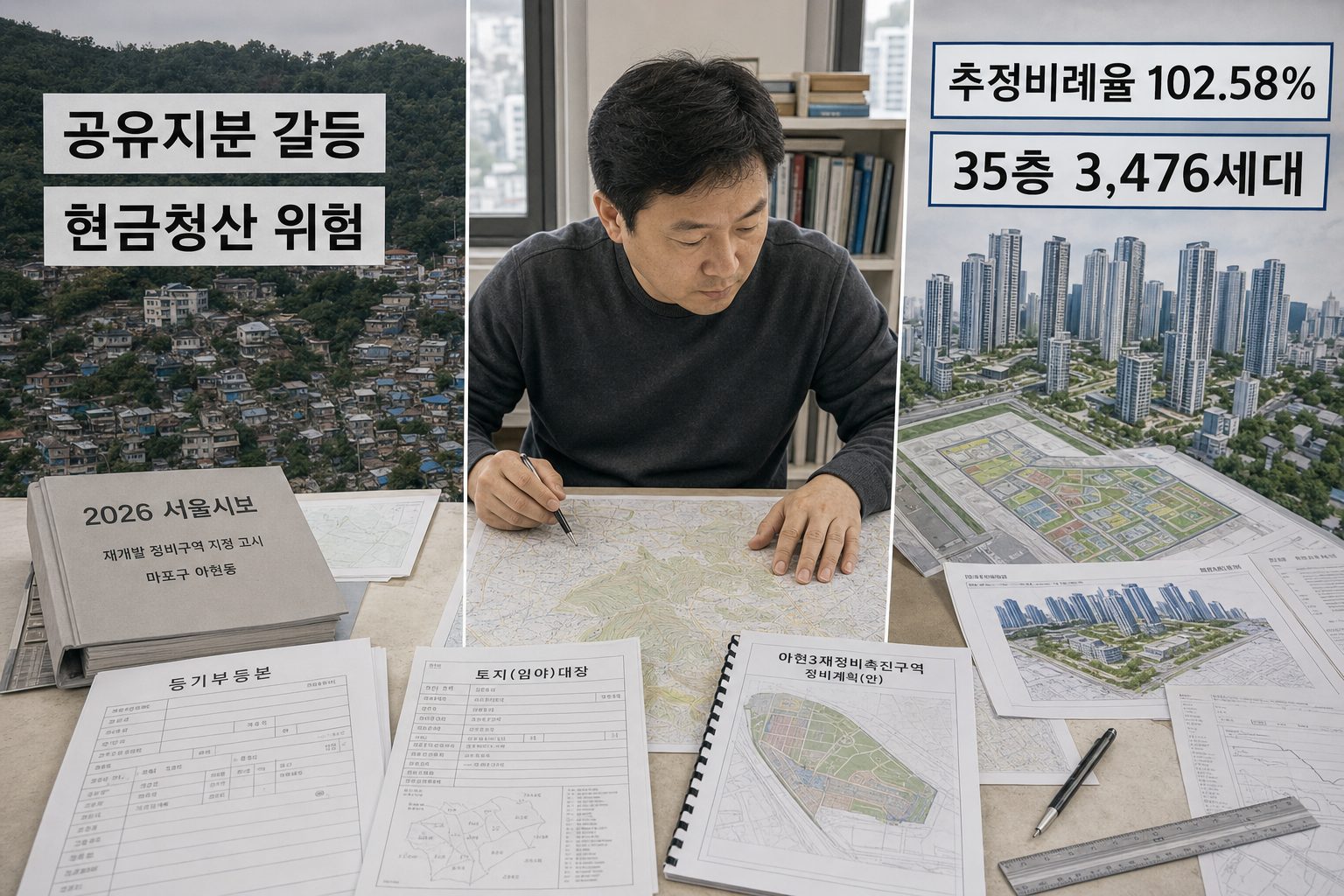 아현1구역공공재개발 투자 시 꼭 확인해야 할 주의점