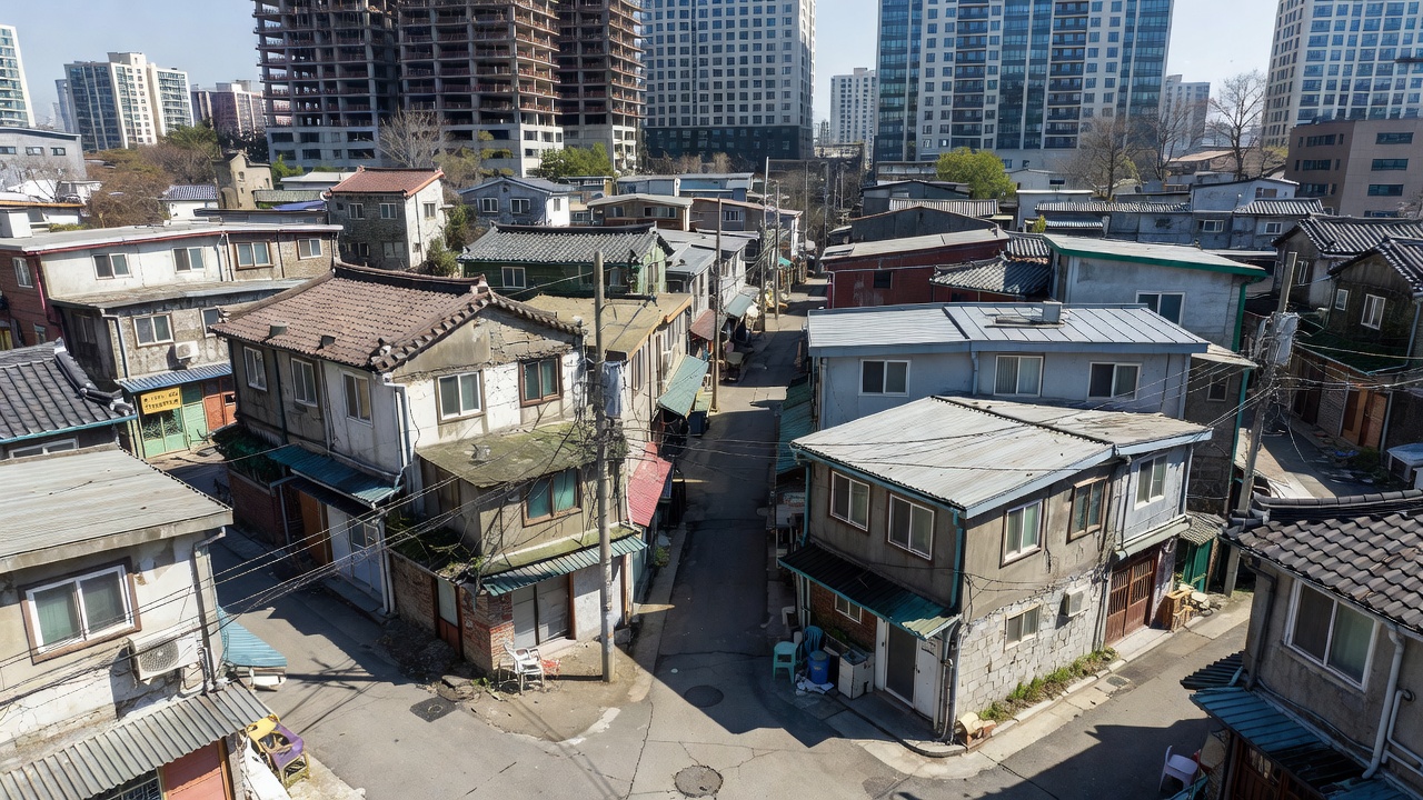 공덕동부동산 재개발 7·8구역의 저층 주거지 모습