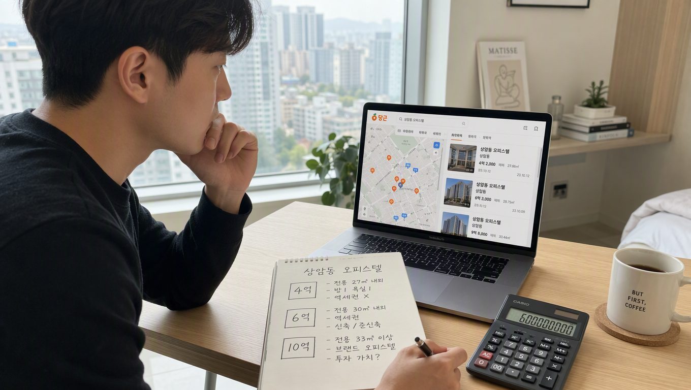 상암동 아파트 오피스텔 매물과 실거래가 상암동부동산 중개사 정보
