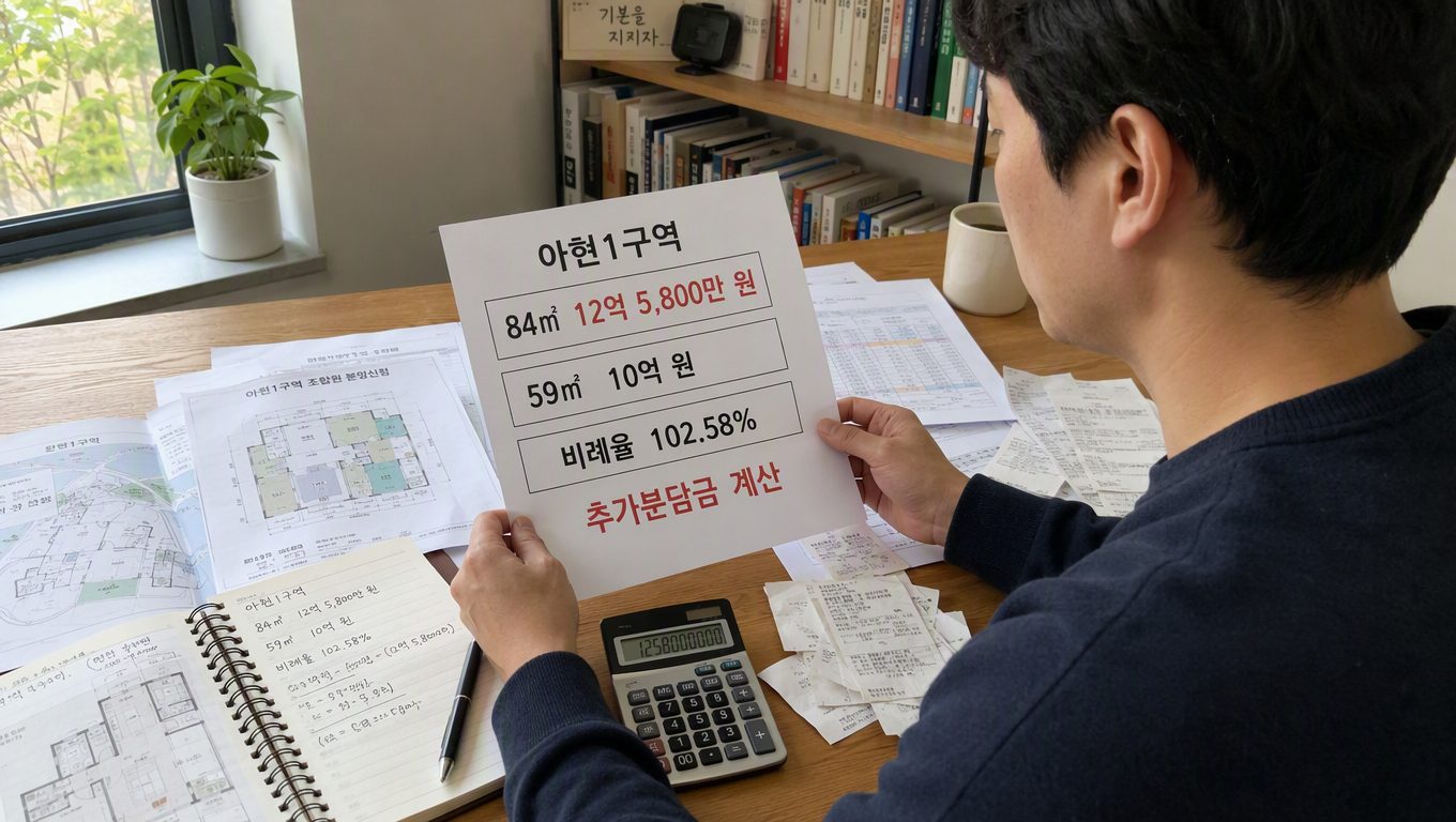 아현1구역공공재개발 사업 현황과 투자 수익률 계산