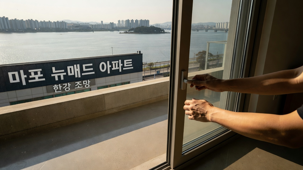 마포 뉴매드 한강뷰 보이 호실은 어떤 조건에서 보이나요?
